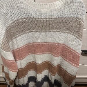 striped hollister hoodie , Large !
